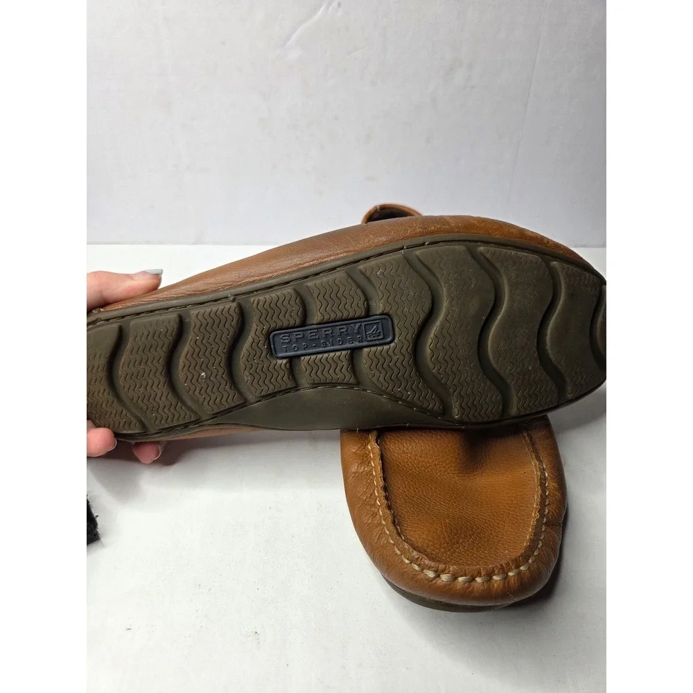 Sperry Top-Sider Mens Hampden Venetian Tan Leather Loafers STS11989 Size 11.5 M